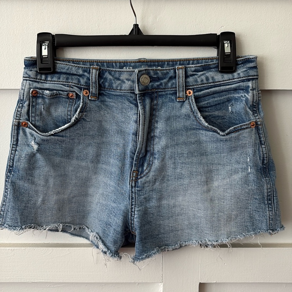 GAP Teen Sky High Blue Jean Denim Shorts Size 16